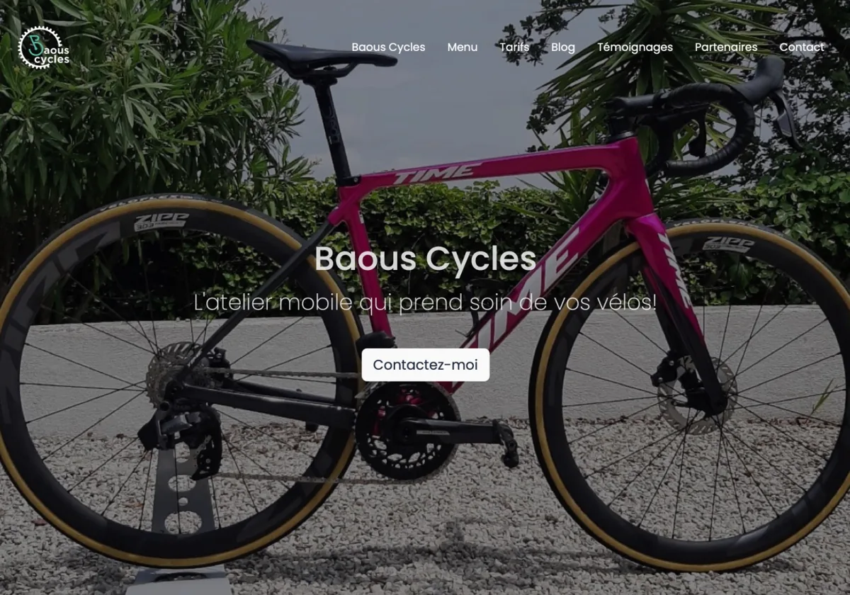 Atelier mobile de vélos