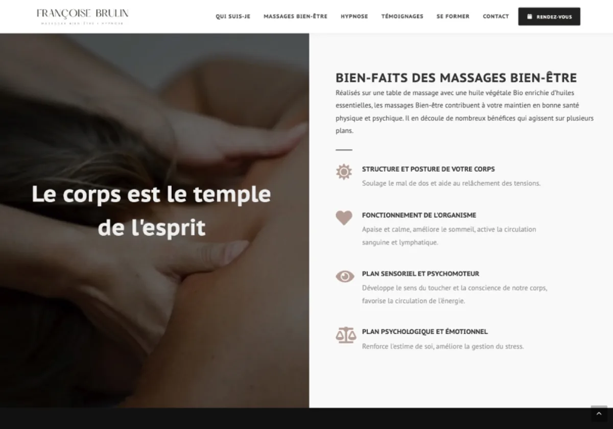 Massages et hypnothérapie