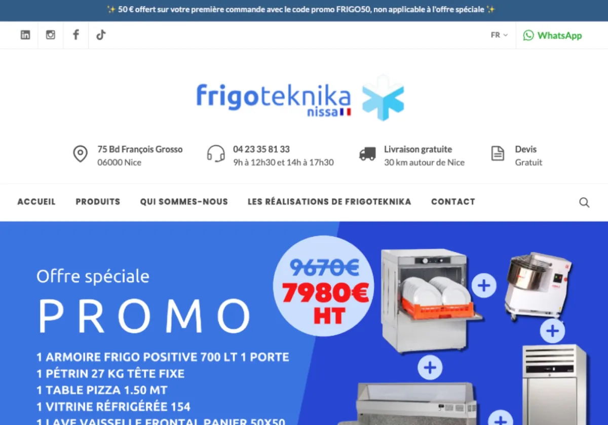 Solutions de réfrigération professionnelles