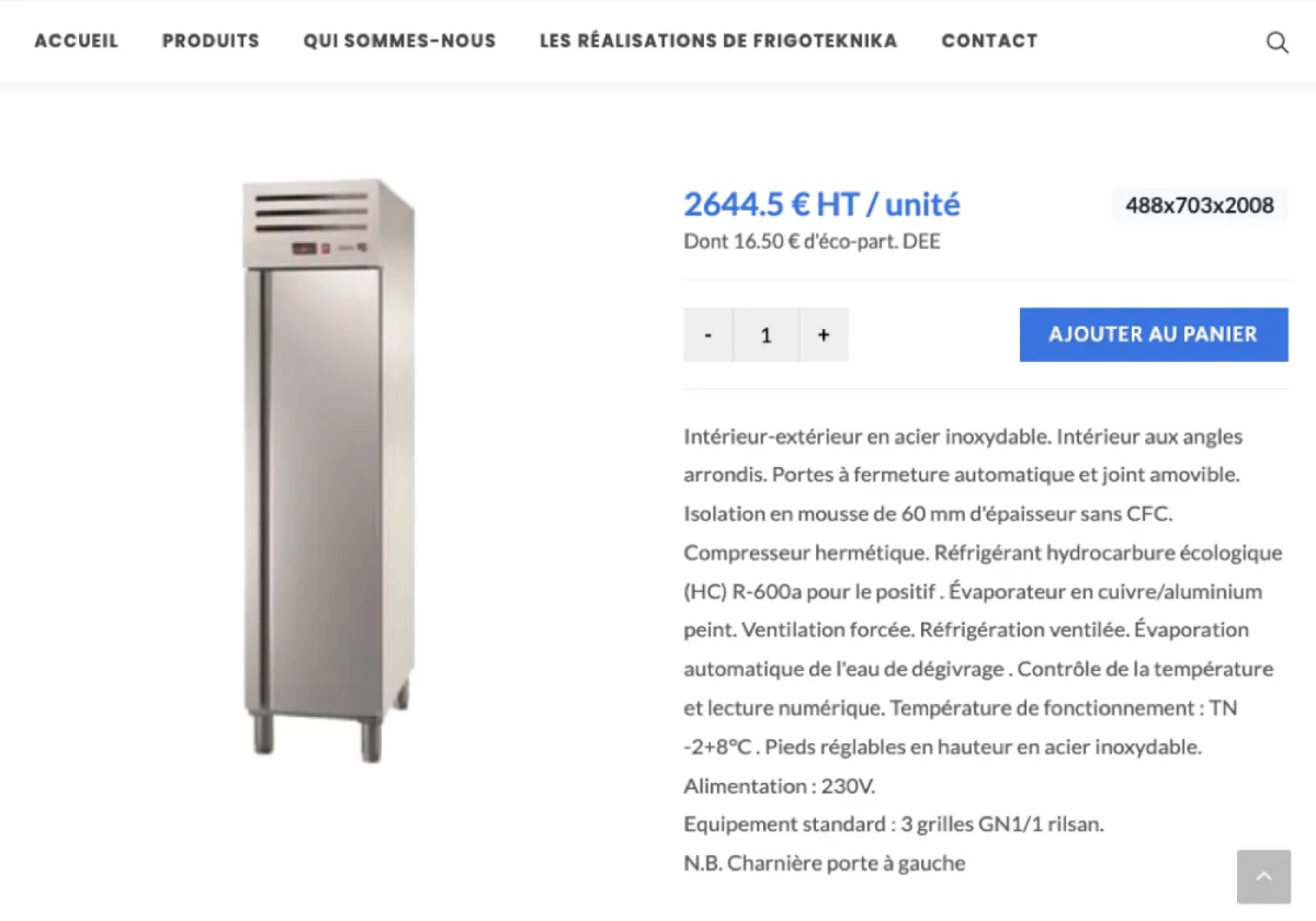 Solutions de réfrigération professionnelles