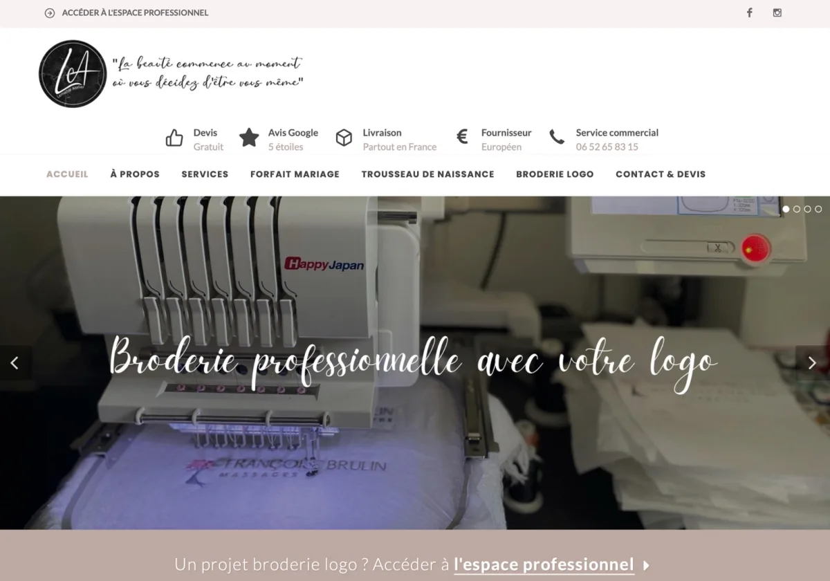 Atelier de couture et broderie