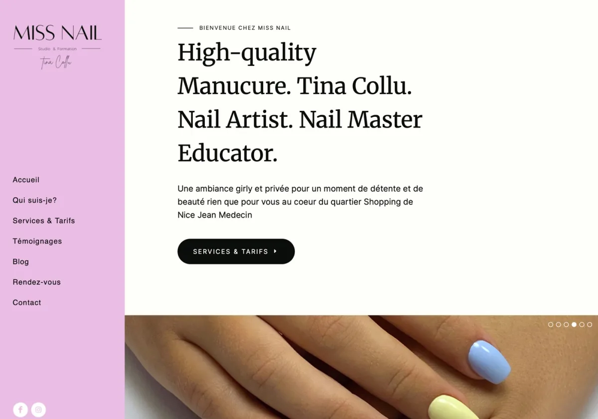 Salon de manucure et Nail Art
